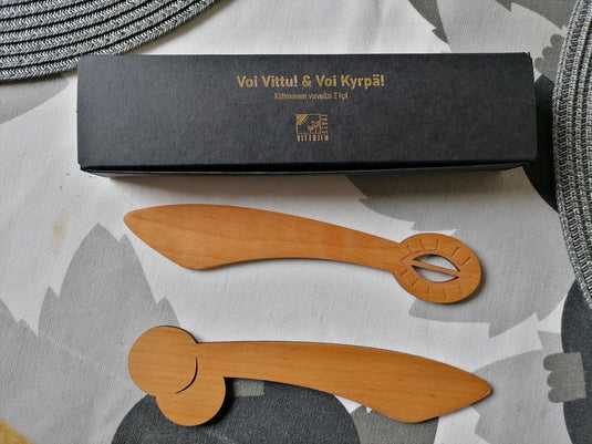 Voi Vittu! + Voi Kyrpä! -voiveitset lahjasetti – asiakkaan kuva arvostelusta (Harri Leppänen)