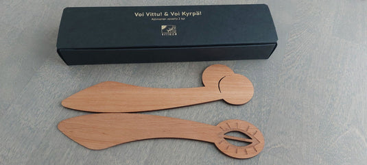 Voi Vittu! + Voi Kyrpä! -voiveitset lahjasetti – asiakkaan kuva arvostelusta (Jaana)