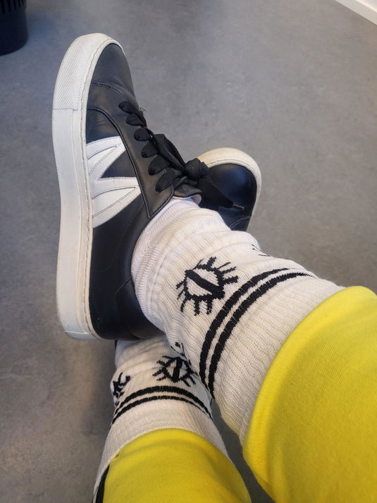 Pimpsukat - Valkoiset tennispimpsukat – asiakkaan kuva arvostelusta (Anne Heikinmaa)