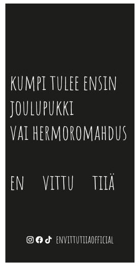 Image of En vittu tiiä - Jouluiset Suklaalevyt 100g