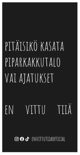 Image of En vittu tiiä - Jouluiset Suklaalevyt 100g