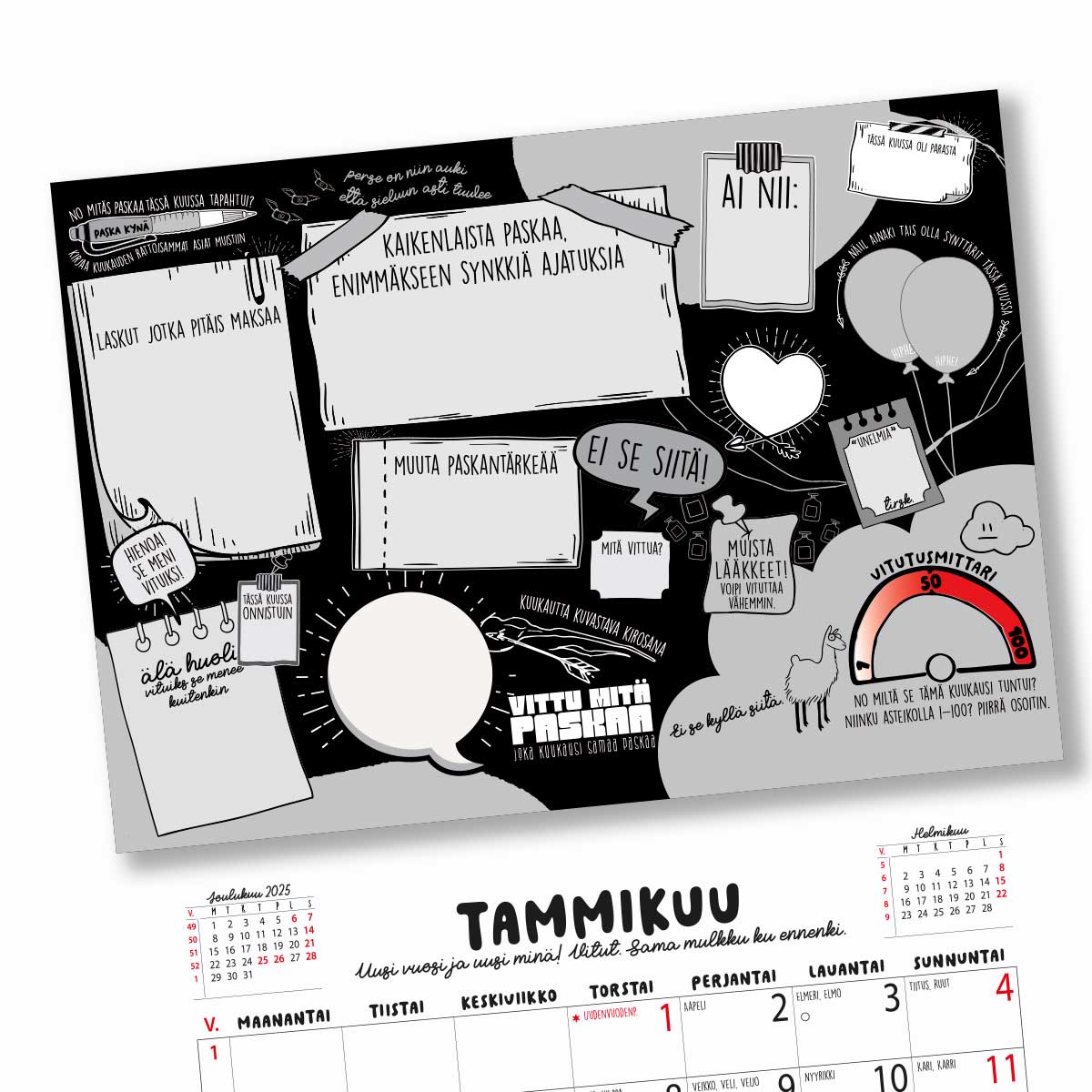 Image of Vittu Mitä Paskaa 2026 - Kalenteri 2026