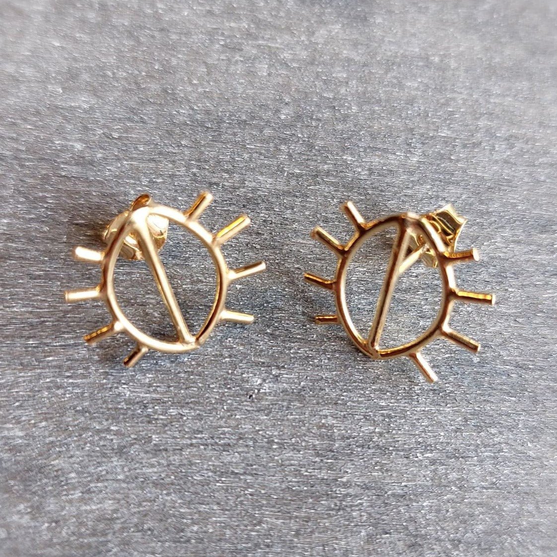 Image of Kullitettu Vittujen kevät Korvakorut, tappi - Vittujen Kevät