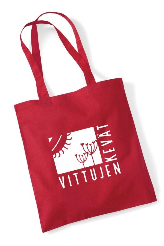 Image of Vittujen kevät logo - kangaskassi - Vittujen Kevät