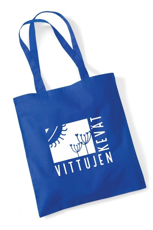 Image of Vittujen kevät logo - kangaskassi - Vittujen Kevät