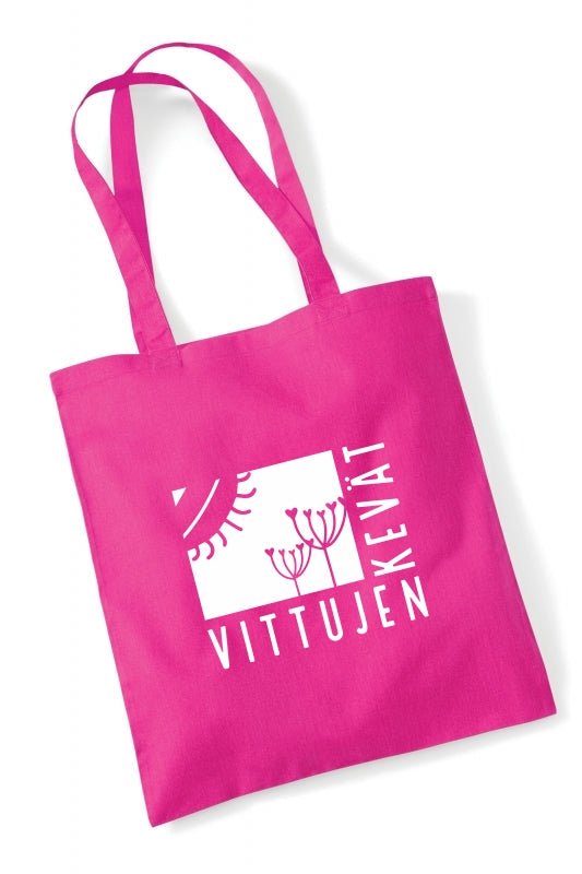 Vittujen kevät logo - kangaskassi - Vittujen Kevät