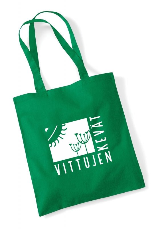 Image of Vittujen kevät logo - kangaskassi - Vittujen Kevät