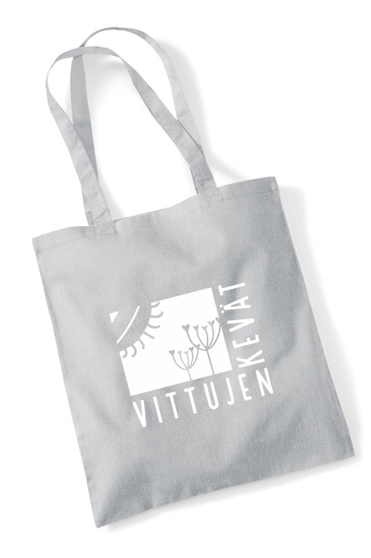 Image of Vittujen kevät logo - kangaskassi - Vittujen Kevät