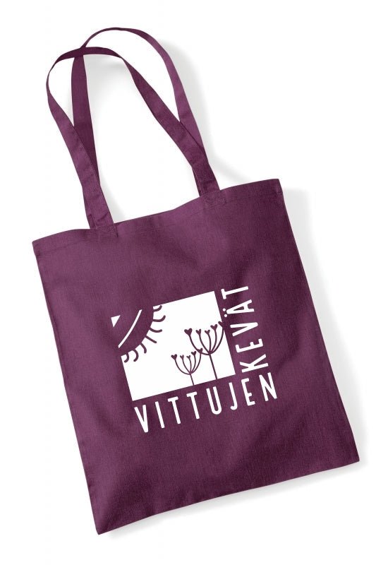 Image of Vittujen kevät logo - kangaskassi - Vittujen Kevät