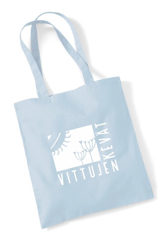 Image of Vittujen kevät logo - kangaskassi - Vittujen Kevät