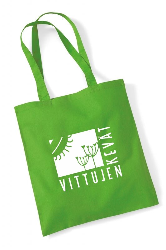 Image of Vittujen kevät logo - kangaskassi - Vittujen Kevät