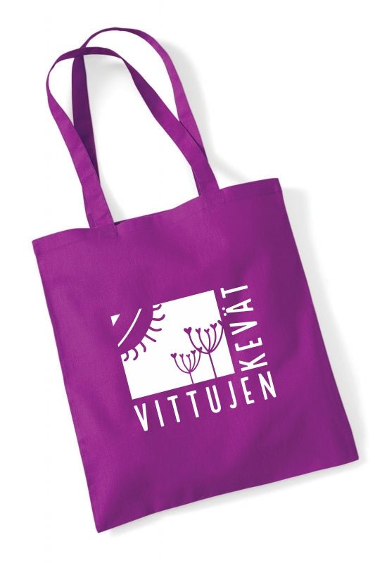 Image of Vittujen kevät logo - kangaskassi - Vittujen Kevät