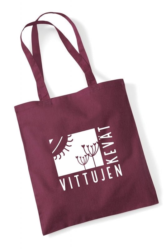 Image of Vittujen kevät logo - kangaskassi - Vittujen Kevät