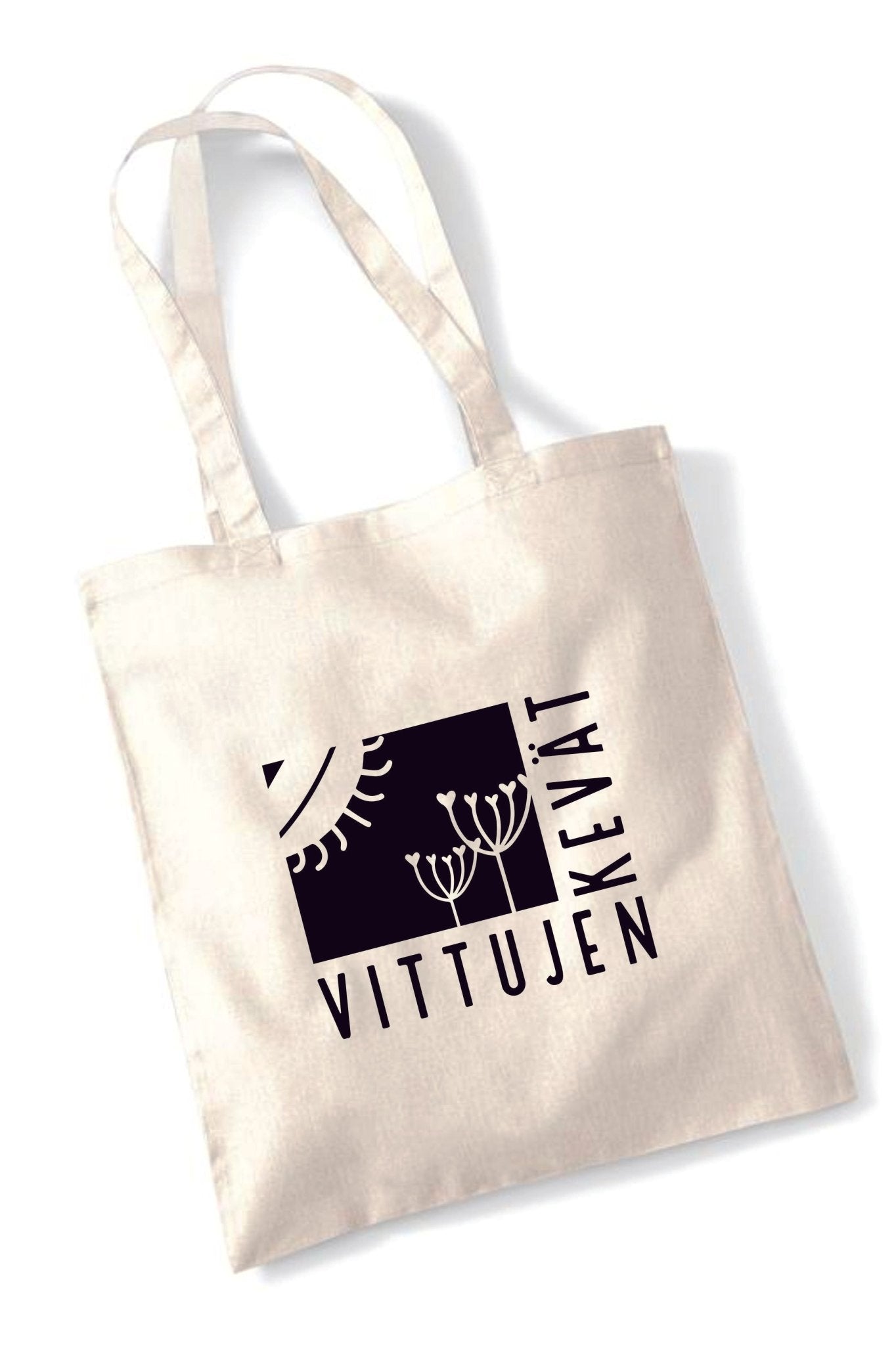 Image of Vittujen kevät logo - kangaskassi - Vittujen Kevät