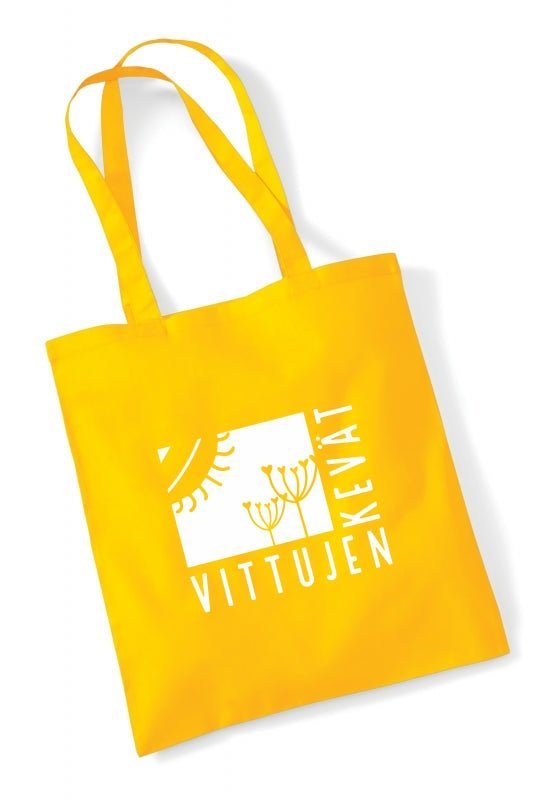 Image of Vittujen kevät logo - kangaskassi - Vittujen Kevät