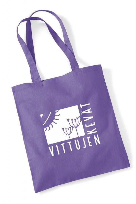 Image of Vittujen kevät logo - kangaskassi - Vittujen Kevät