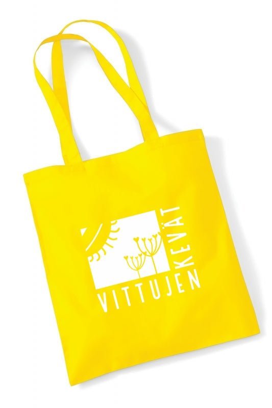 Image of Vittujen kevät logo - kangaskassi - Vittujen Kevät