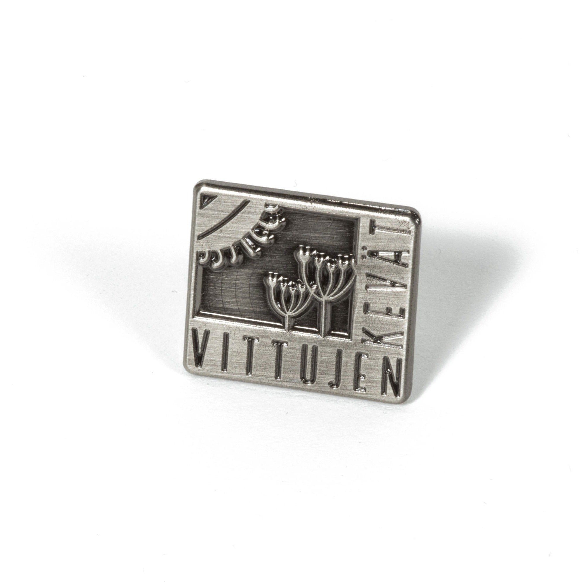 Vittujen kevät -logo Pinssi - Vittujen Kevät