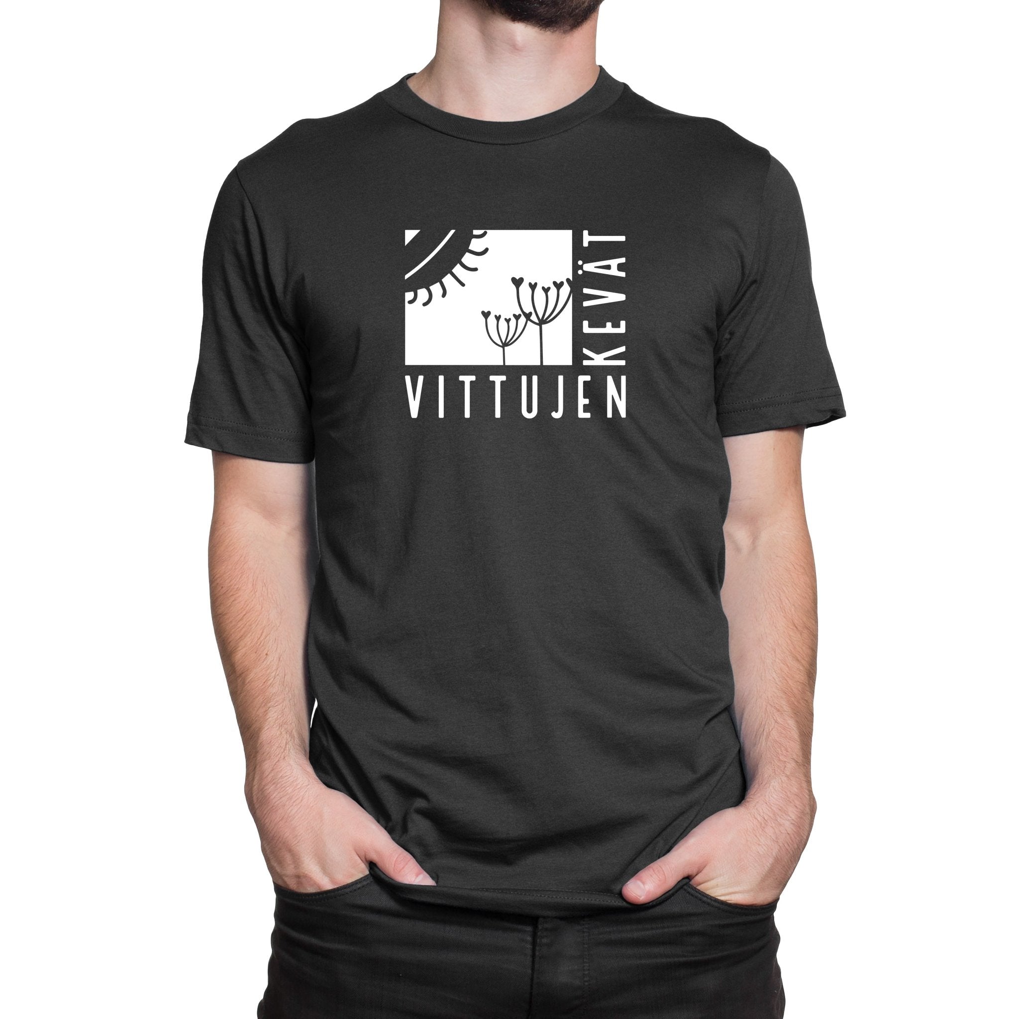 Vittujen kevät logo - T-paita, unisex - Vittujen Kevät