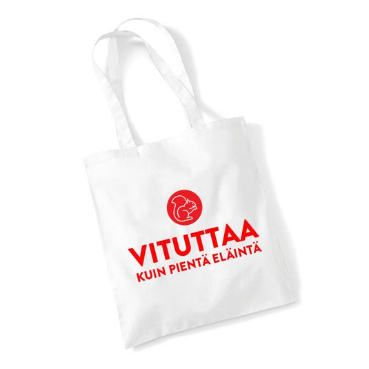 Vituttaa kuin pientä eläintä - kangaskassi - Vittujen Kevät