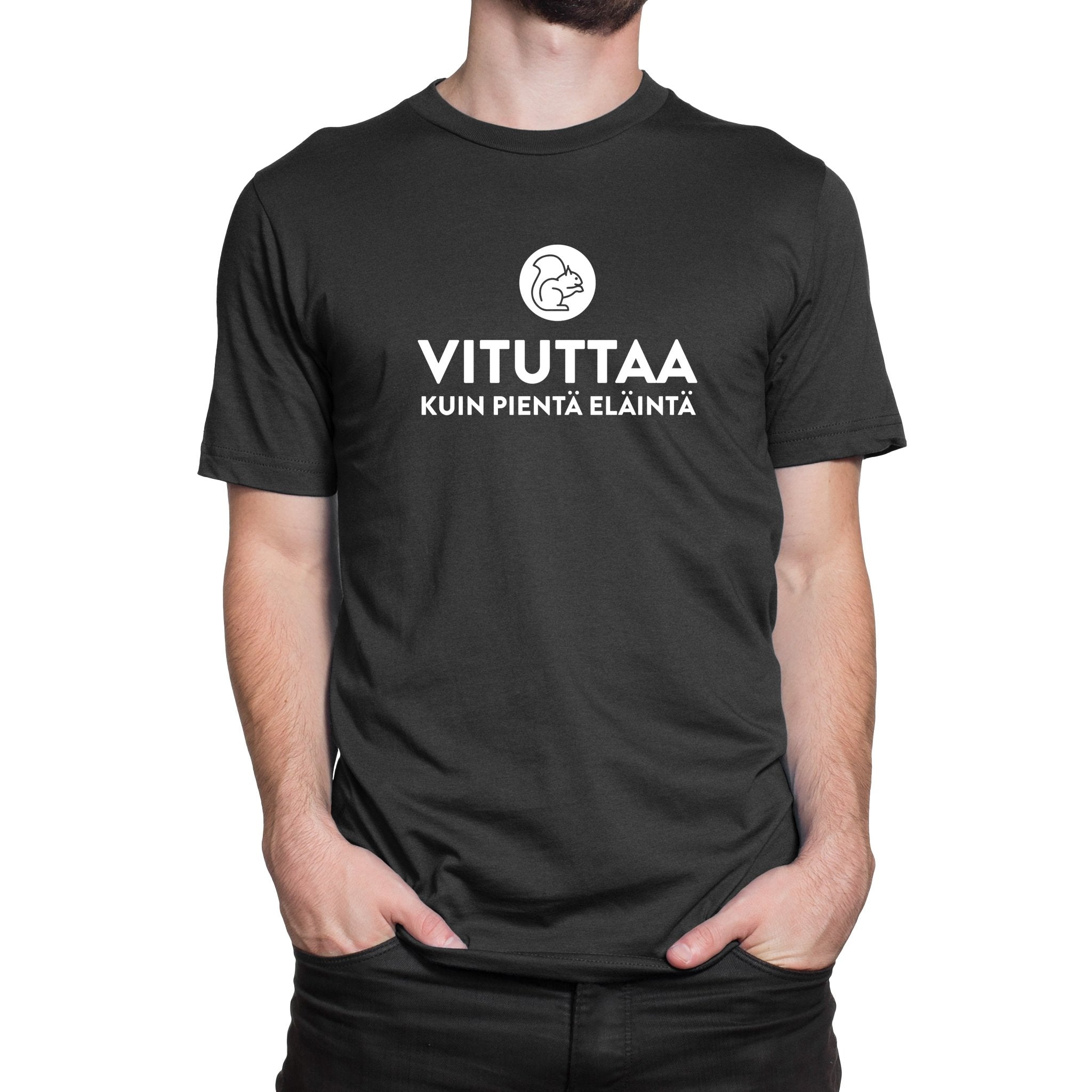Image of Vituttaa kuin pientä eläintä - T-paita, unisex - Vittujen Kevät